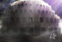 The Importance of Cross-Cultural Training A large, ancient stone structure with many arches rises in a misty, dramatic light. Rays of sunlight shine through clouds, illuminating the worn facade—an atmospheric scene that subtly echoes the importance of cross-cultural training. Initials LC in lower right.