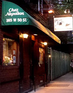 La Façade du resto Chez Napoléon