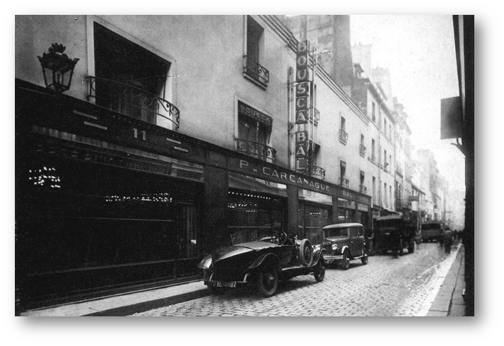 Bousca ball on rue de Lappe