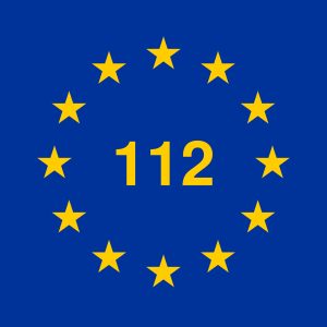 European flag with 112