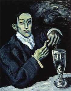 Le buveur d'absinthe. Portrait d'Angel Fernandez de Soto 1903