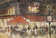 The Absinthe Drinkers by Robert William Service ArteCafe de la paix