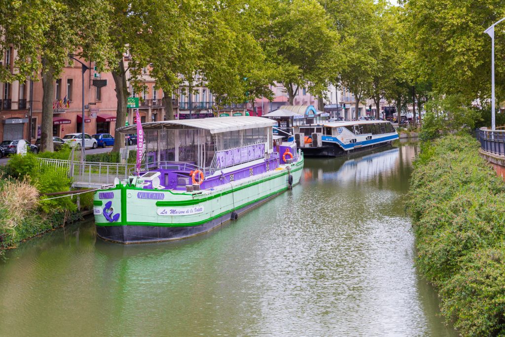 Maison de la Violette on the Canal du Midi