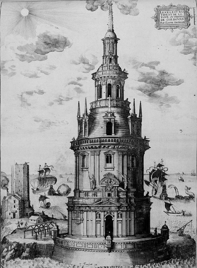  Le Phare de Corduan.The Corduan Lighthouse in the 17th century