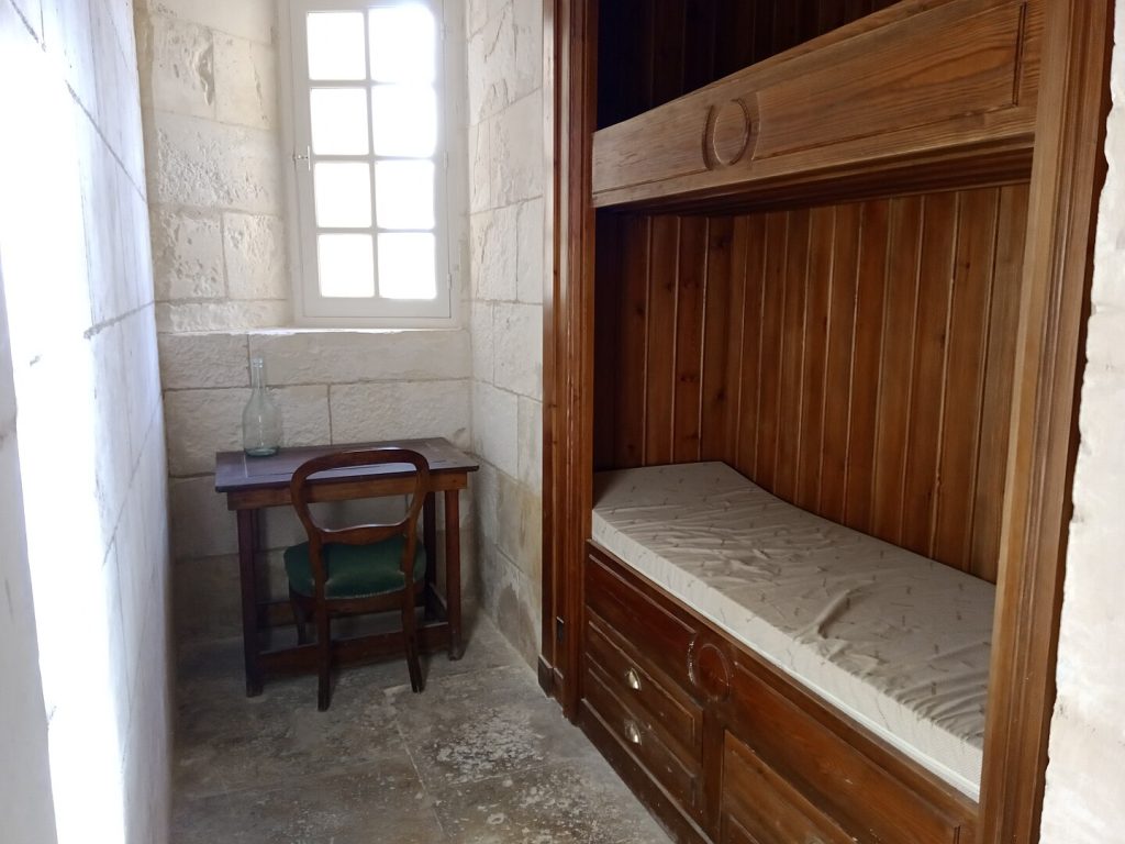 Le Phare De Corduan.Woode beds built into Alcoves